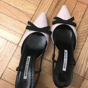 Manolo Blahnik galop magnolia slingback US  5.5